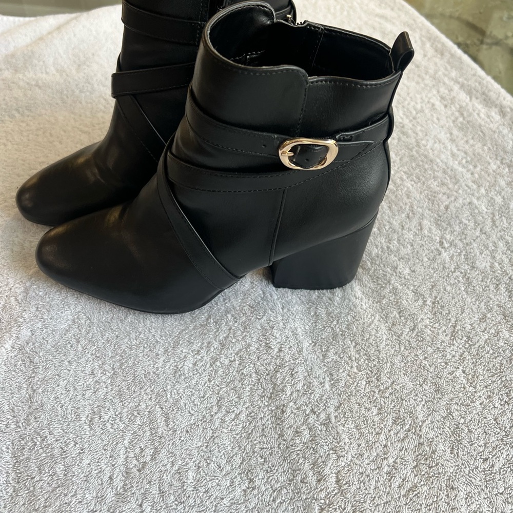 Kelly & Katie Black Ankle Booties
